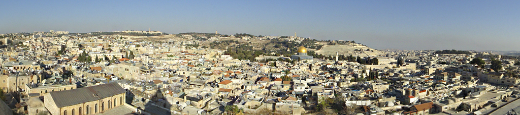 Panoramabild mit Ausblick vom Turm